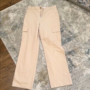 Elodie Beige Cargo Pants